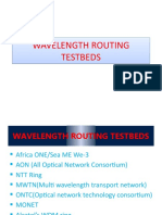 WDM Testbeds