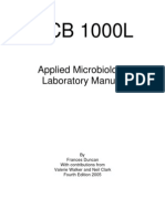 MCB 1000L: Applied Microbiology Laboratory Manual