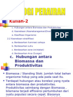 C. Hubungan Antara Biomassa Dan Produktivitas D.