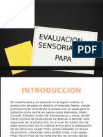 Evaluacion Sensorial Papa