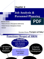 HR Planning & Job Analysis (E-)