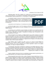 Carta Informativa A Los Padres