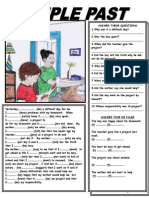 Simple Past Reading Exercise