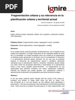 Fragmentacion Urbana E. Salinas PDF