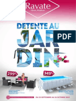 Catalogue Ravate "Detente Au Jardin" Du 23 Septembre Au 24 Octobre 2015