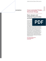 Cross Laminated Timber CLT Structural Design Basic Design and Engineering Principles According To Eurocode