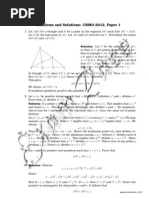 Problems and Solutions: CRMO-2012, Paper 1: Solution: Let F Be The Midpoint of DC