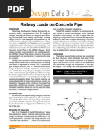 Railway Loads On Concrete Pipe