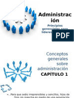 Administración 1. Principios Gerenciales para Líderes Cristianos