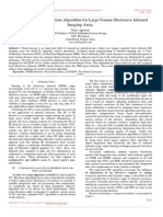 Non Uniformity Correction Algorithm For Large Format Shortwave Infrared Imaging Array