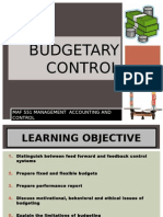 Budgetary Control