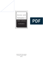 Access and Participation in Adult Literacy Schemes - Research Report 1998