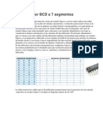 Decodificador BCD A 7 Segmentos