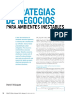 Estrategias de Negocios para Ambientes Inestables