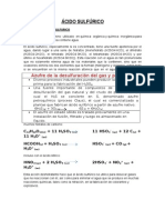 Azufre de La Desulfuración Del Gas y Petróleo