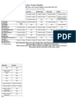 Practice Timetable 250515