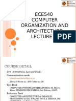 ECE540 Computer Organization and Architecture