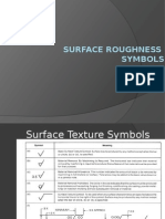 3 Surface Roughness Symbols