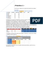 Practicas de Excel 