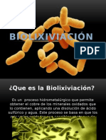 Biolixiviación en Mineria