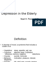 Depression in The Elderly