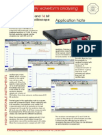 High Resolution Waveform Analysing: Application Note