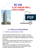 Design of Shear Wall Structures