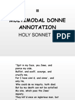 Multi Modal Donne Annotation