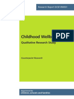 Childhood Well Being 2008 UK