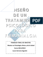 Diseno de Un Tratamiento Psicologico para Fibromialgia