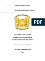 Rescate y Salvataje de Submarino Hundido en La MGP