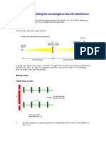 TAP 321-2: Calculating The Wavelength in Two-Slit Interference