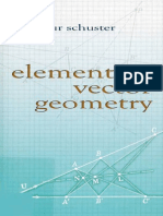 Elementary Vector Geometry