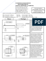 Condition de Reception