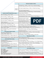 Kill Sheet Calculation Formulas Pressure & Gradient Formulas