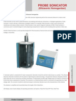 Ultrasonic Homogenizer