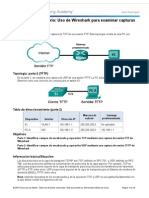 7.2.4.3 Práctica de Laboratorio: Uso de Wireshark para Examinar Capturas de FTP y TFTP