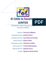 Programa Directiva - Juntos CADe 2016