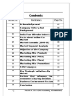 Maruti Marketing Mix