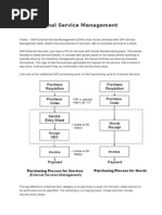 SAP External Service Management