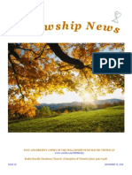 September 29, 2015 The Fellowship News