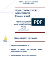 LINGUISTIQUE CONTRASTIVE 1. COURS 1 Du 09.10.2014 PDF