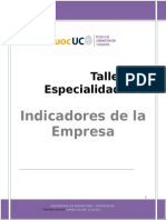 Taller de Especialidad N°1 Corregido Indicadores de La Empresa