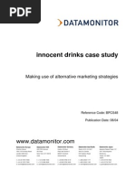 Cscm0057 Inocent Drinks Case Study