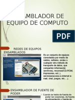 Ensamblador de Equipo de Computo 