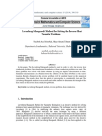 Levenberg-Marquardt Method For Solv