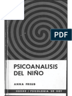 Freud, Anna - Psicoanálisis Del Niño - Ed. Paidós