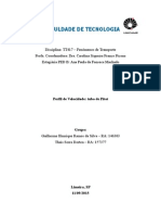 Perfil de Velocidade: Tubo de Pitot