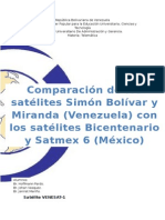 Comparacion de Satelites