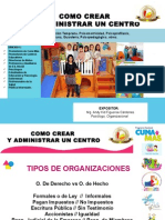 Creacion de Centros